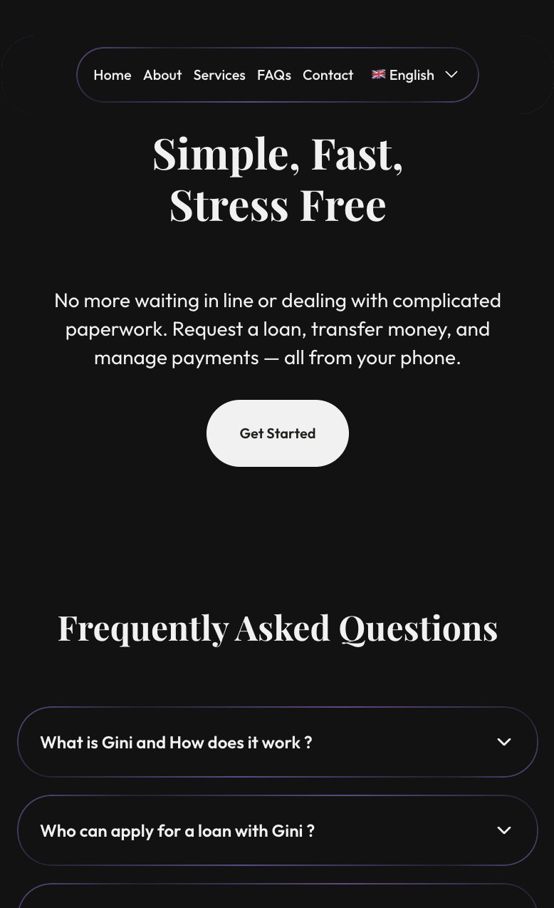 Gini Faq