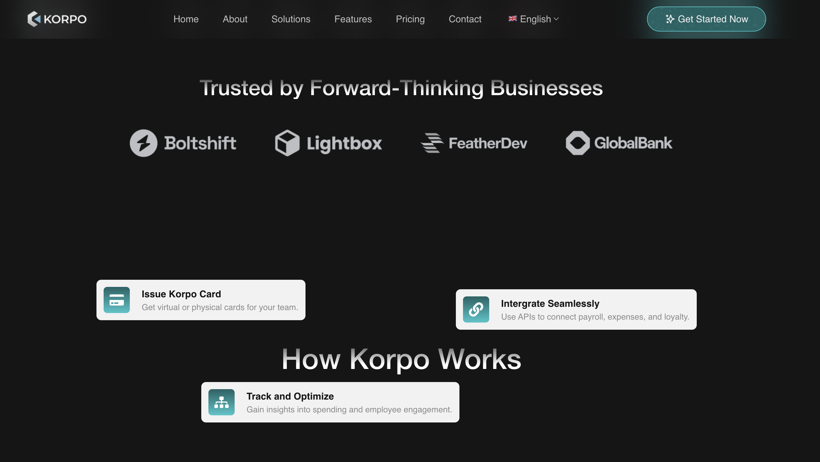Korpo Features