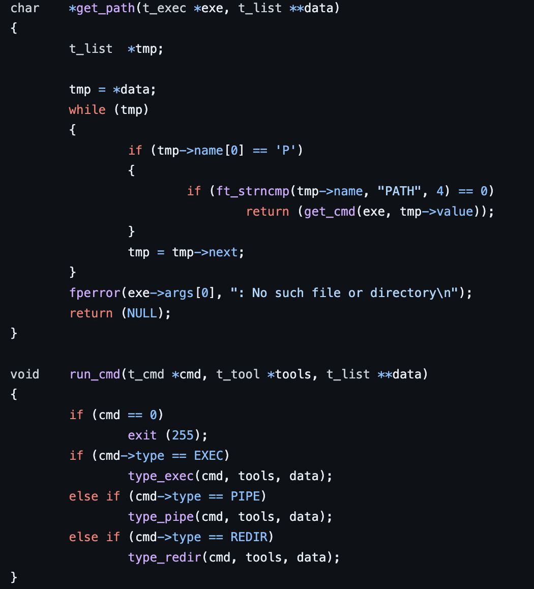 a block of code